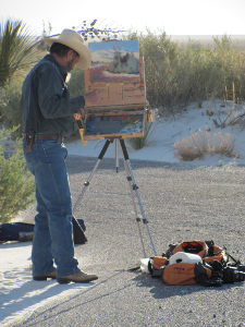 Punk plein air painting